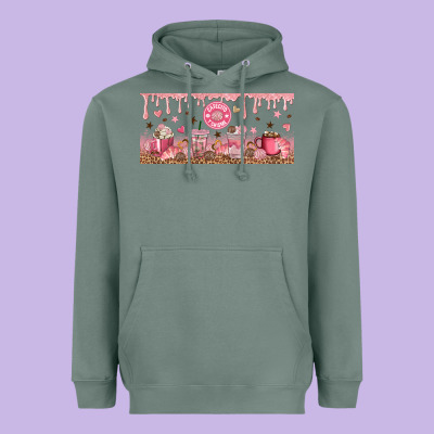 Cafecito Y Chisme Heavyweight Hoodie Designed By Tumblerdesignbyshophia