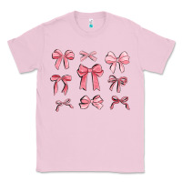 Bubblegum Pink pink ribbons Classic Tee - MaliasSmallBusiness
