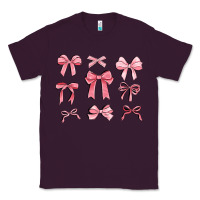 Plum pink ribbons Classic Tee - MaliasSmallBusiness
