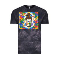 Cloud Black autism mom Vintage Tee - MaliasSmallBusiness