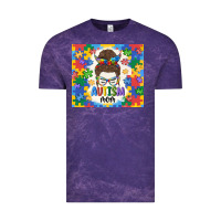Cloud Purple autism mom Vintage Tee - MaliasSmallBusiness