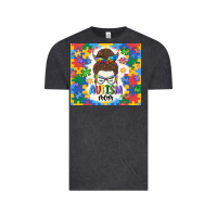 Vintage Black autism mom Vintage Tee - MaliasSmallBusiness