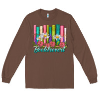 Chestnut booktrovert Long Sleeve Tee - NancyCooperArtShop