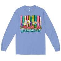 Colony Blue booktrovert Long Sleeve Tee - NancyCooperArtShop