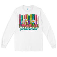 White booktrovert Long Sleeve Tee - NancyCooperArtShop