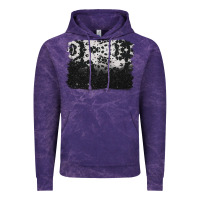 Cloud Purple cowhide background Vintage Hoodie - BarkalooDesign