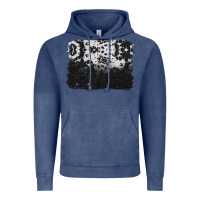 Vintage Denim cowhide background Vintage Hoodie - BarkalooDesign
