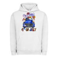 Pigment Lunar Rock Western Fourth Of July Truck Urban Hoodie - FaDigitalArtStudio