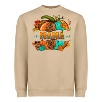 Mushroom Thankful grateful blessed mama pumpkin Heavyweight Sweatshirt - NancyCooperArtShop