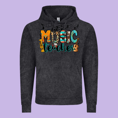 Music Teacher Vintage Hoodie Designed By Ranaportraitstore