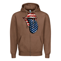 Chestnut American Toungue for 4th of July Zipper Hoodie - Bettercallsaul