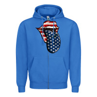 True Royal American Toungue for 4th of July Zipper Hoodie - Bettercallsaul