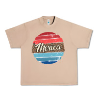 Burro leopard merica Urban Heavy Tee - MaliasSmallBusiness
