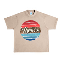 French Oak leopard merica Urban Heavy Tee - MaliasSmallBusiness