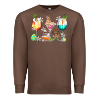 Chestnut Easter wine glasses Easter Day Premium Sweatshirt - HowdyJamesFarm