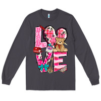 Smoke love valentines day Long Sleeve Tee - NancyCooperArtShop
