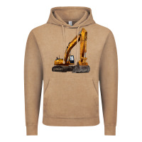 Vintage Coffee excavator Vintage Hoodie - LillyAllenDesigns