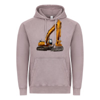 Vintage Zinc excavator Vintage Hoodie - LillyAllenDesigns