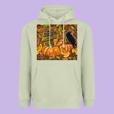 Cutest Pumpkin In The Patch Heavyweight Hoodie Designed By Tumblerdesignbyshophia