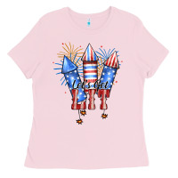 Bubblegum Pink Let’s Get Lıt Ladies Tee - JahusDesignShop