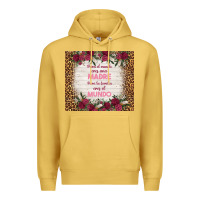 Antique Gold para el mundo eres una madre para tu familia eres Premium Hoodie - TumblerDesignByShophia