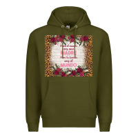 Army Green para el mundo eres una madre para tu familia eres Premium Hoodie - TumblerDesignByShophia