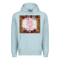 Blue Mist para el mundo eres una madre para tu familia eres Premium Hoodie - TumblerDesignByShophia
