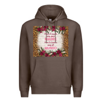 Coffee para el mundo eres una madre para tu familia eres Premium Hoodie - TumblerDesignByShophia