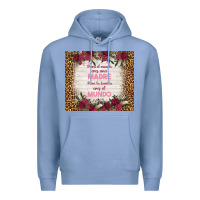 Colony Blue para el mundo eres una madre para tu familia eres Premium Hoodie - TumblerDesignByShophia