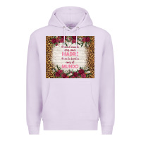 Lilac para el mundo eres una madre para tu familia eres Premium Hoodie - TumblerDesignByShophia