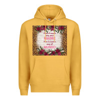 Mustard para el mundo eres una madre para tu familia eres Premium Hoodie - TumblerDesignByShophia