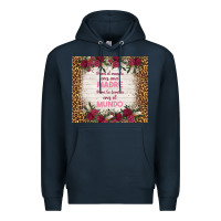 Navy para el mundo eres una madre para tu familia eres Premium Hoodie - TumblerDesignByShophia