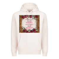 Pale Pink para el mundo eres una madre para tu familia eres Premium Hoodie - TumblerDesignByShophia