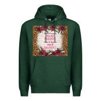 Sports Green para el mundo eres una madre para tu familia eres Premium Hoodie - TumblerDesignByShophia