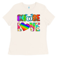 Bone choose love (gay) Ladies Tee - HRA Design Shop