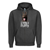 Charcoal Heather Snarky Puppy Zipper Hoodie - Bettercallsaul