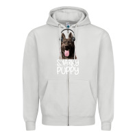 Dove Grey Snarky Puppy Zipper Hoodie - Bettercallsaul