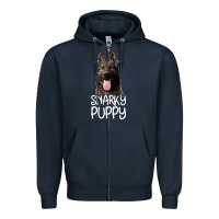 Navy Snarky Puppy Zipper Hoodie - Bettercallsaul