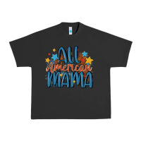 Pigment Black all american mama Urban Heavy Tee - MaliasSmallBusiness
