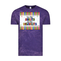 Cloud Purple see the ability not the disability Vintage Tee - MaliasSmallBusiness