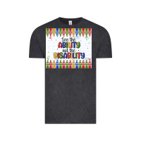 Vintage Black see the ability not the disability Vintage Tee - MaliasSmallBusiness