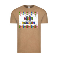 Vintage Coffee see the ability not the disability Vintage Tee - MaliasSmallBusiness