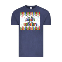 Vintage Denim see the ability not the disability Vintage Tee - MaliasSmallBusiness