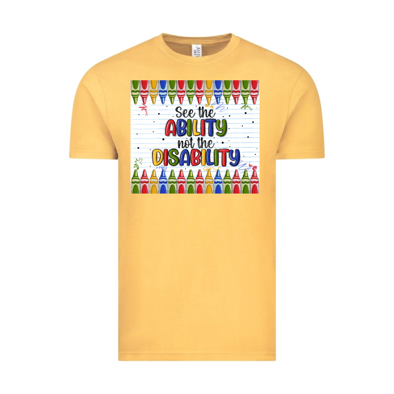 See The Ability Not The Disability Vintage Tee by MaliasSmallBusiness | Teevron