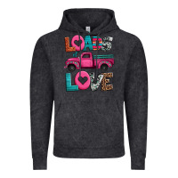 Vintage Black loads of love valentine's day truck Vintage Hoodie - Jasminsmagicworld