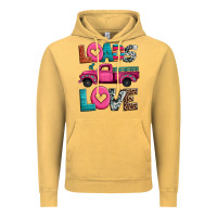 Vintage Mustard loads of love valentine's day truck Vintage Hoodie - Jasminsmagicworld