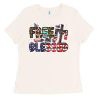 Bone free and blessed Ladies Tee - CowhideDigitalArt