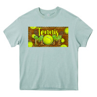 Arona tennis mom license plate Heavy Core Tee - BarkalooDesign