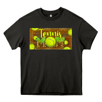 Asphalt tennis mom license plate Heavy Core Tee - BarkalooDesign