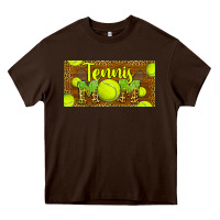 Tennis Mom License Plate Heavy Core Tee | Teevron